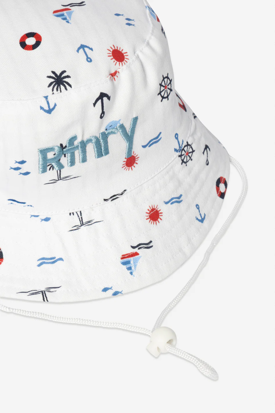 Boys Seersucker Bucket Hat - Image 5