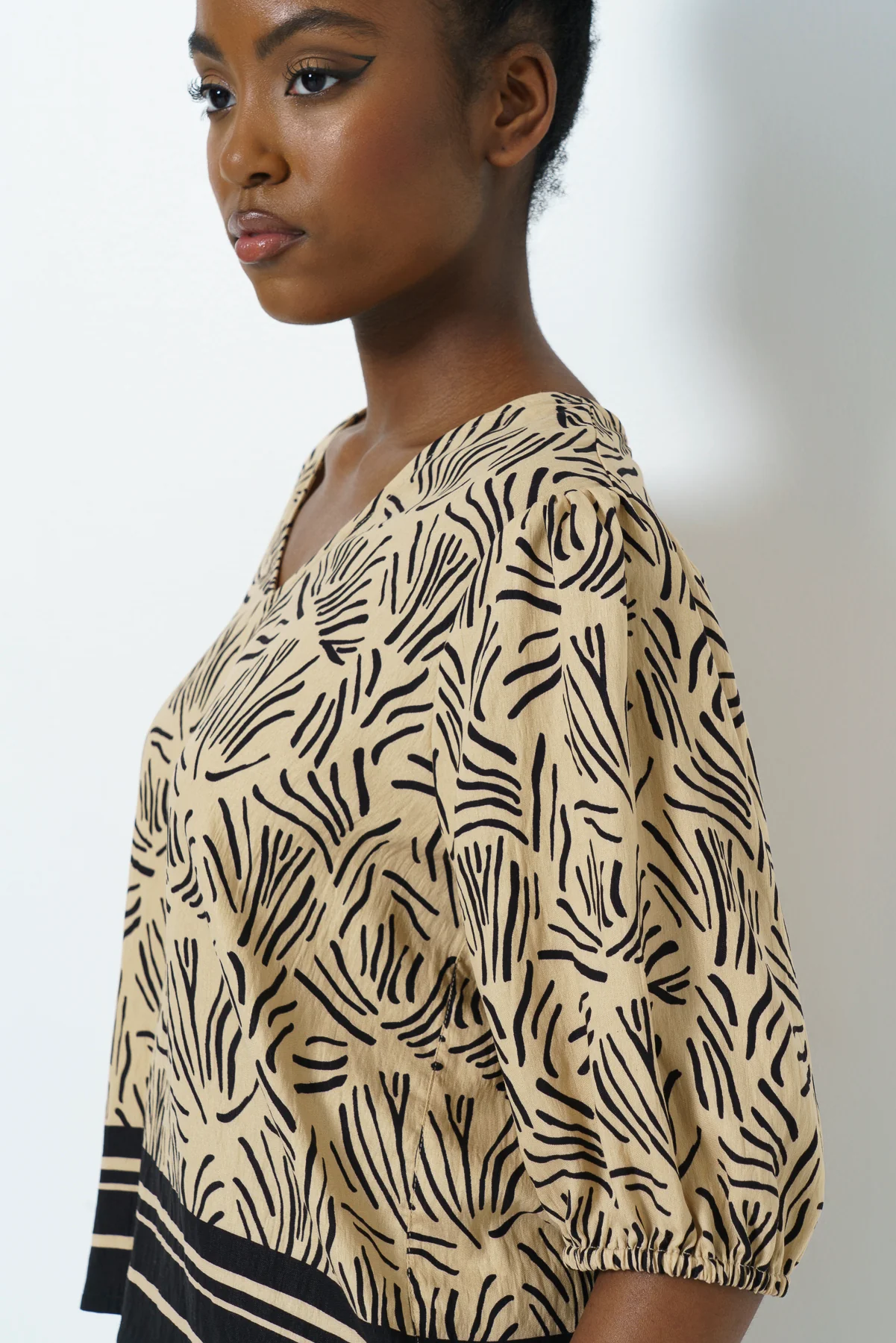 Bubble Sleeve Top - Image 5