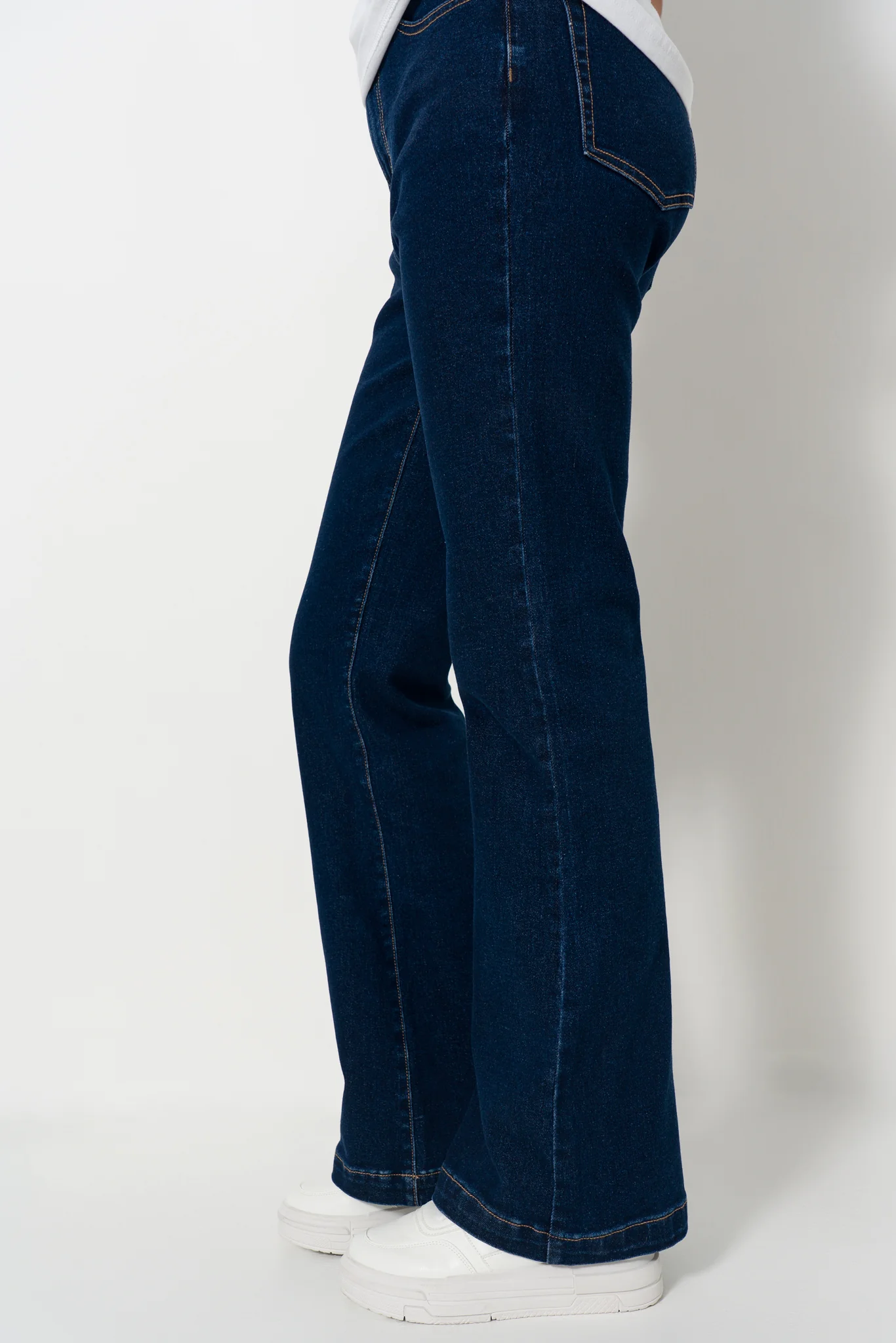 Flare Leg Hi Rise Denim - Image 3