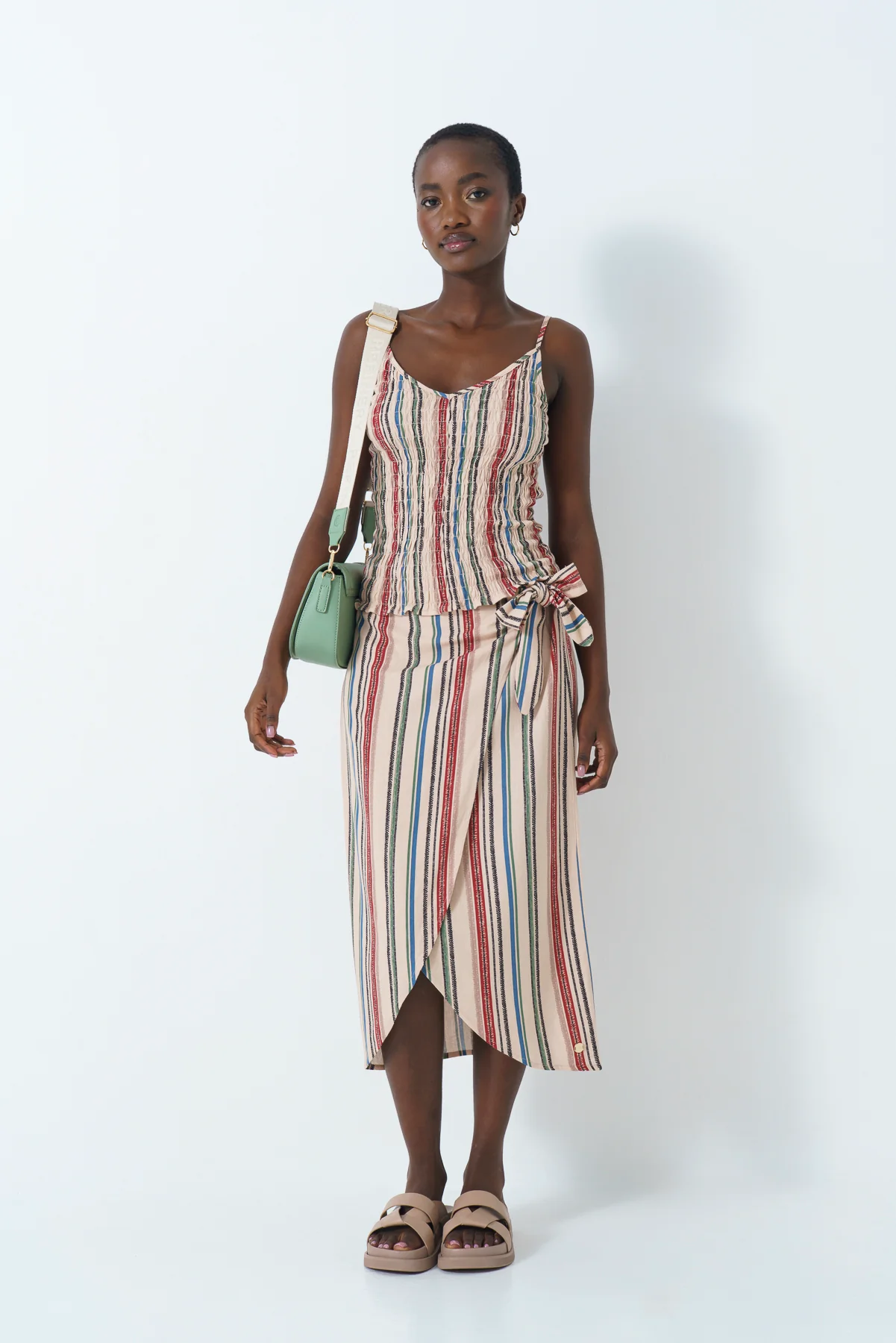 Mock Wrap Skirt - Image 3