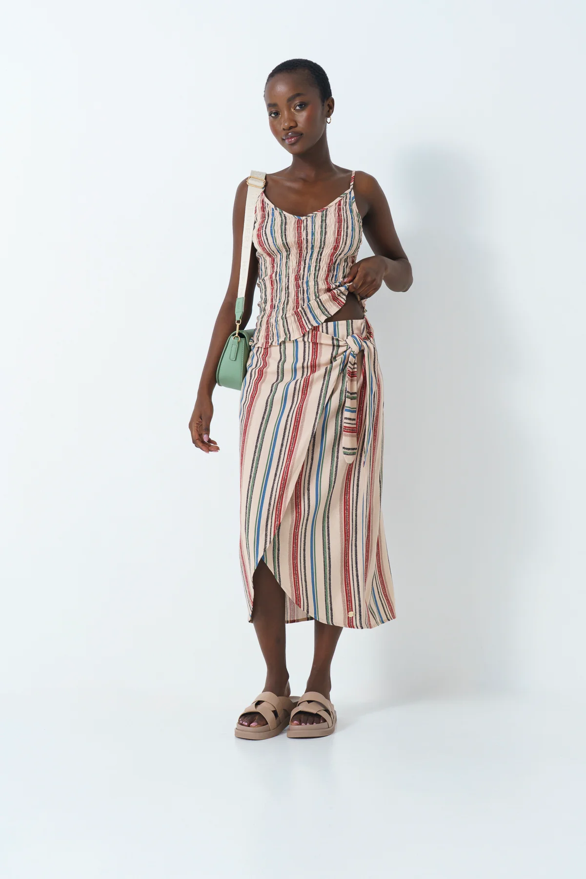 Mock Wrap Skirt - Image 7