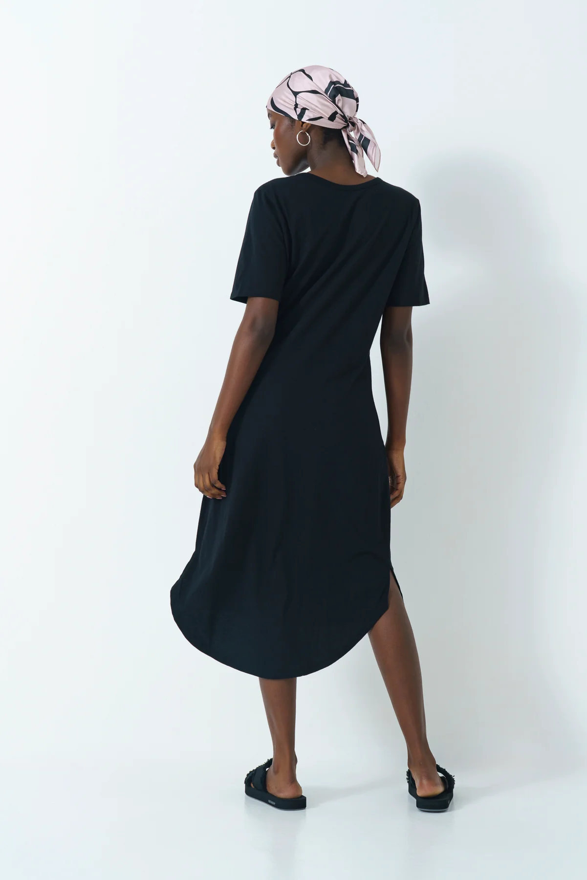 Scoop Hem Dress - Image 3