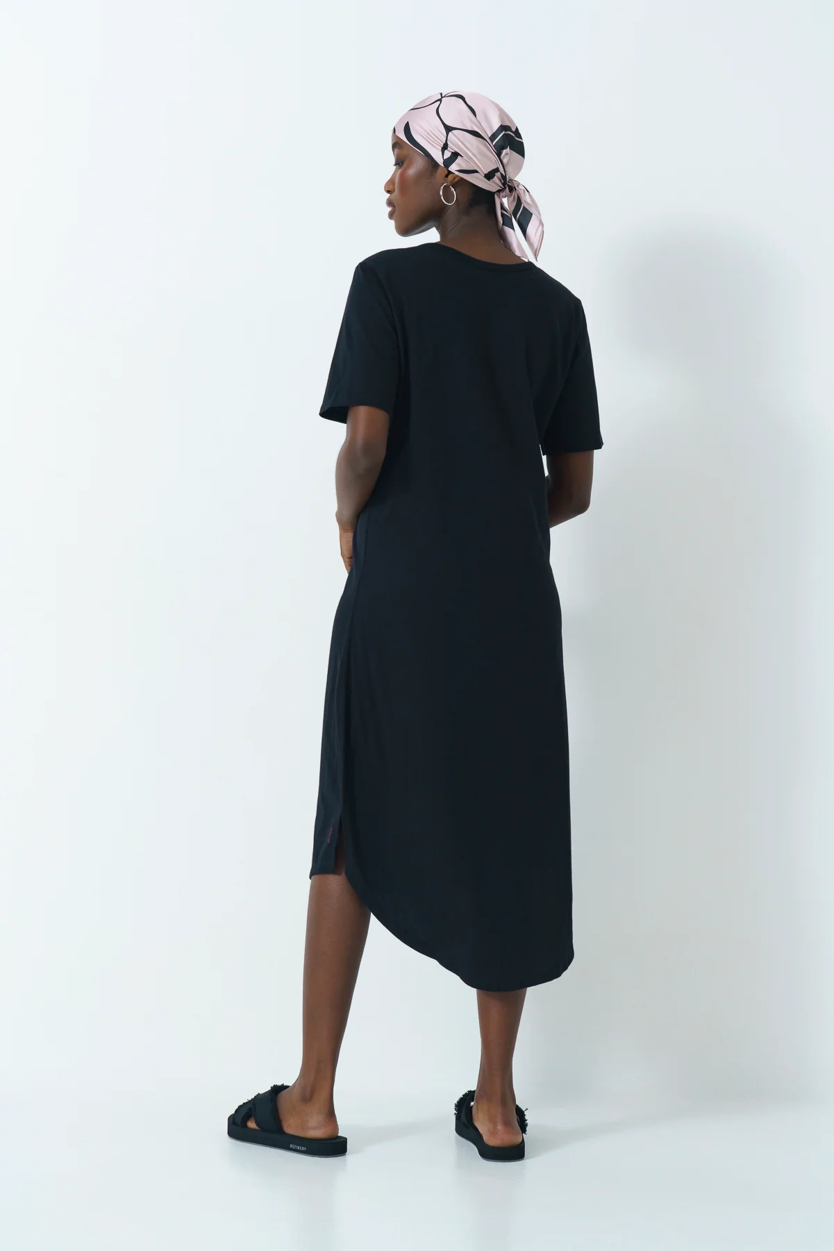 Scoop Hem Dress - Image 6