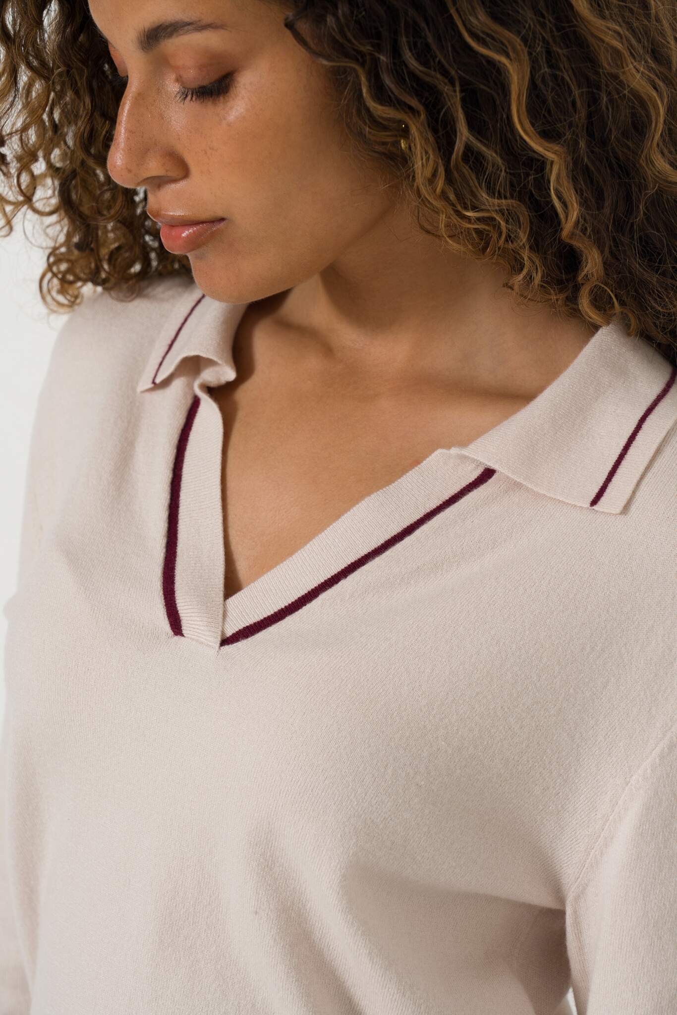 Split Collar Jumper - Image 4