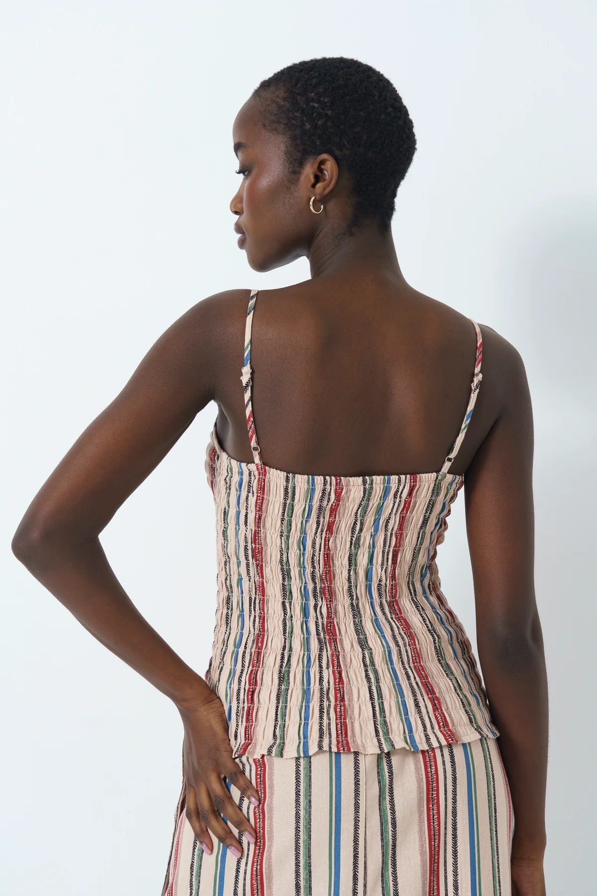 Strappy Shirred Top - Image 4